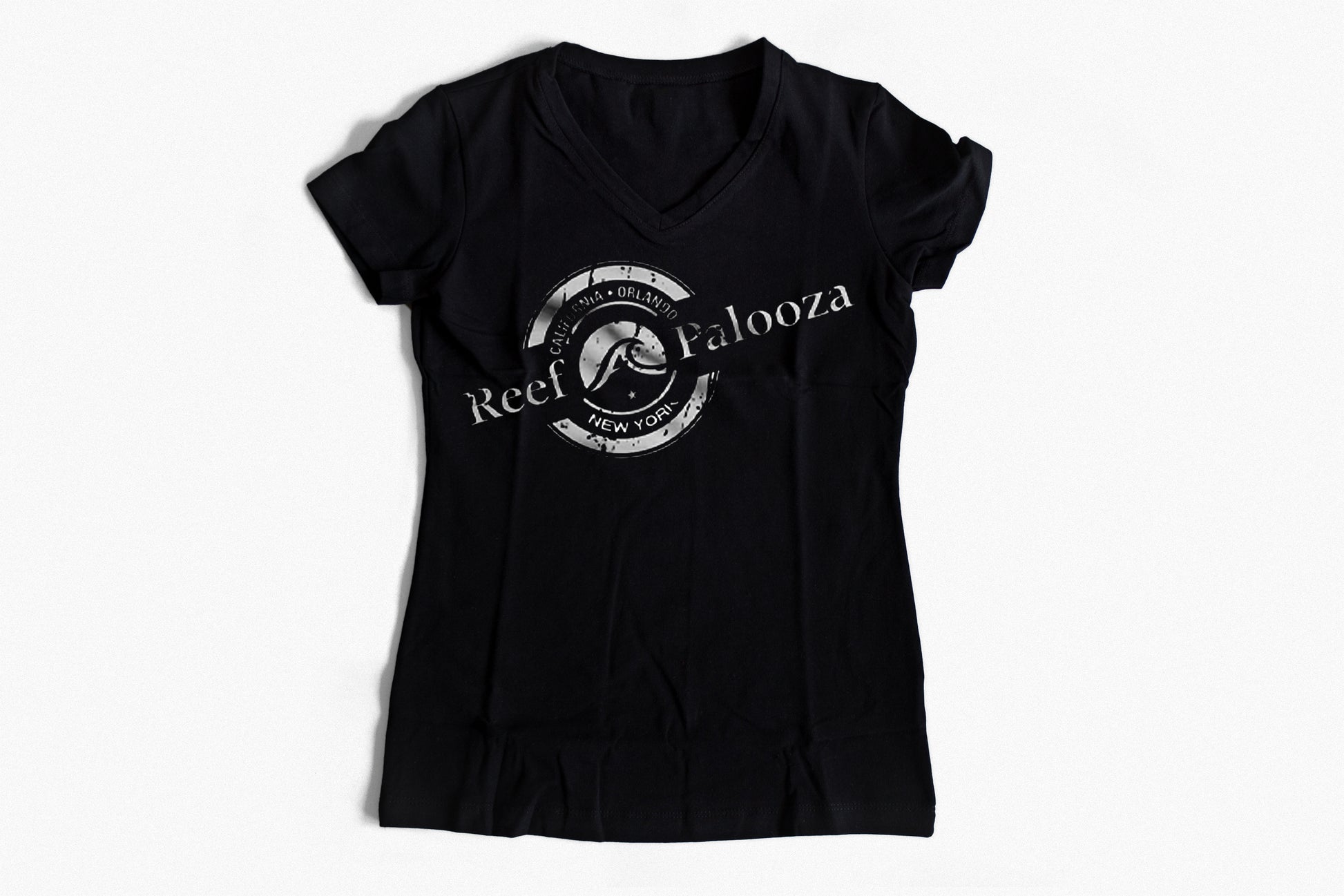 Reefapalooza cities women v-neck shirt
