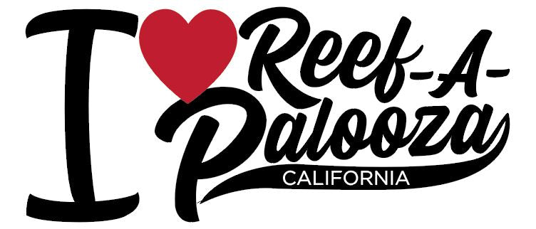 I love reefapalooza california bumper sticker